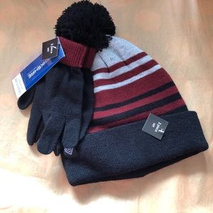 Hat & Glove Set By Berkshire Fashions New